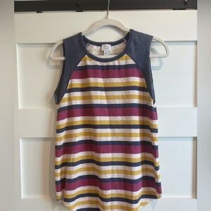 Peyton Jensen Striped Tank Size Small
